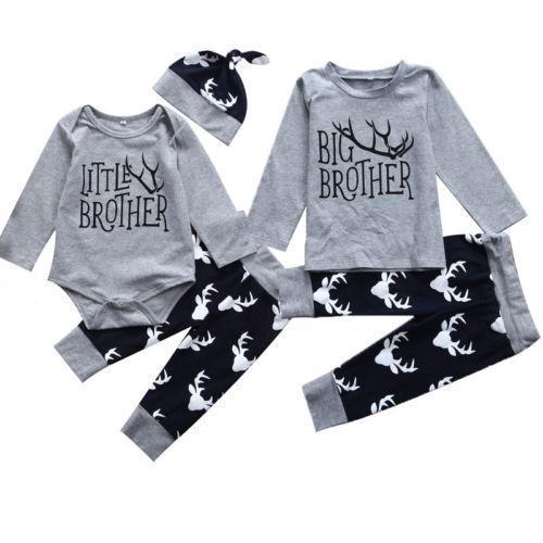 little brother and big brother outfits