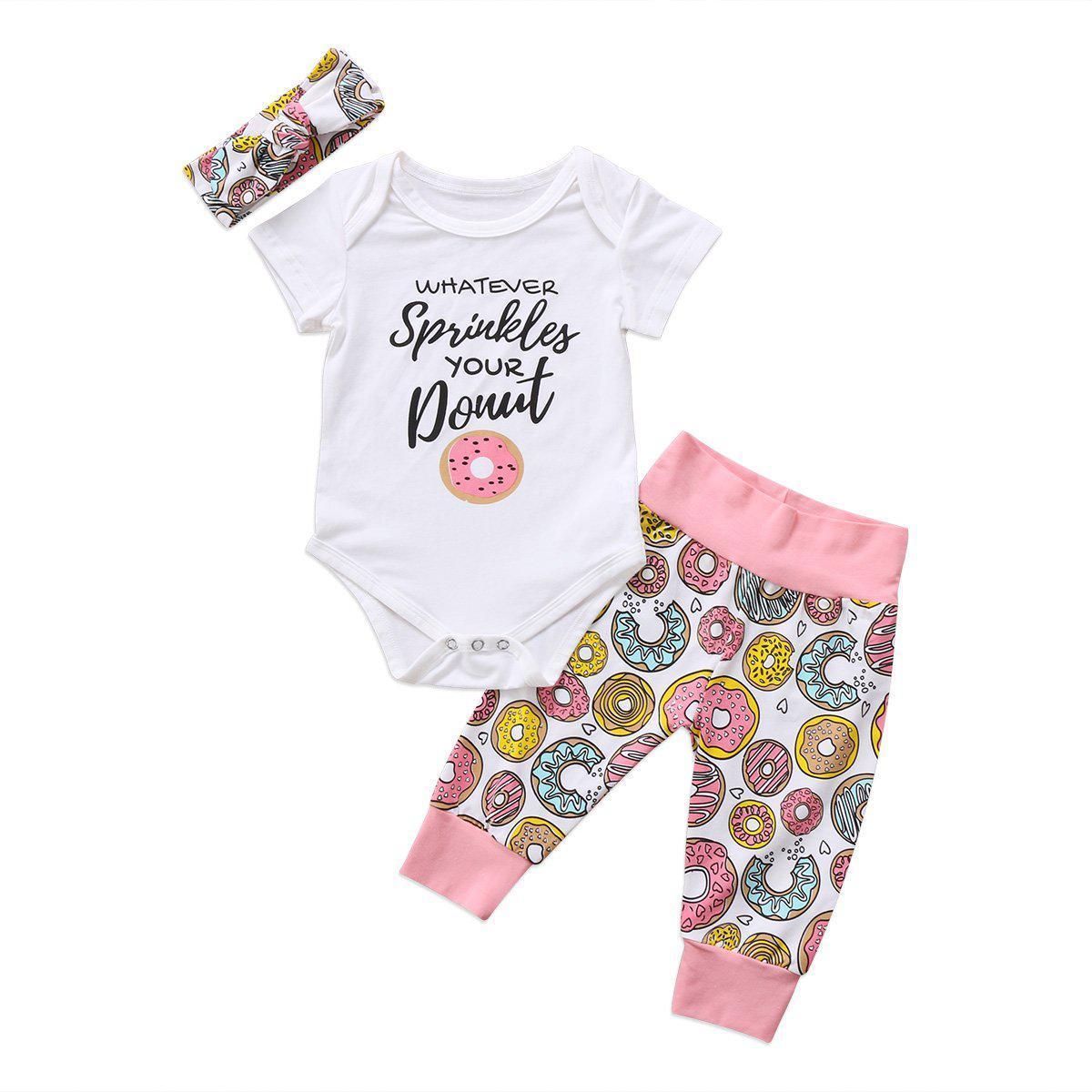 donut baby girl outfit