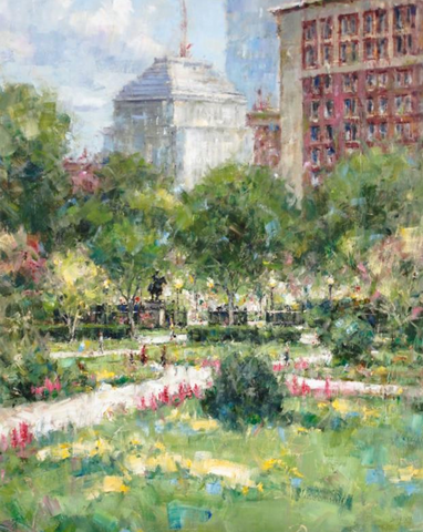 Boston common painting peter rolfe
