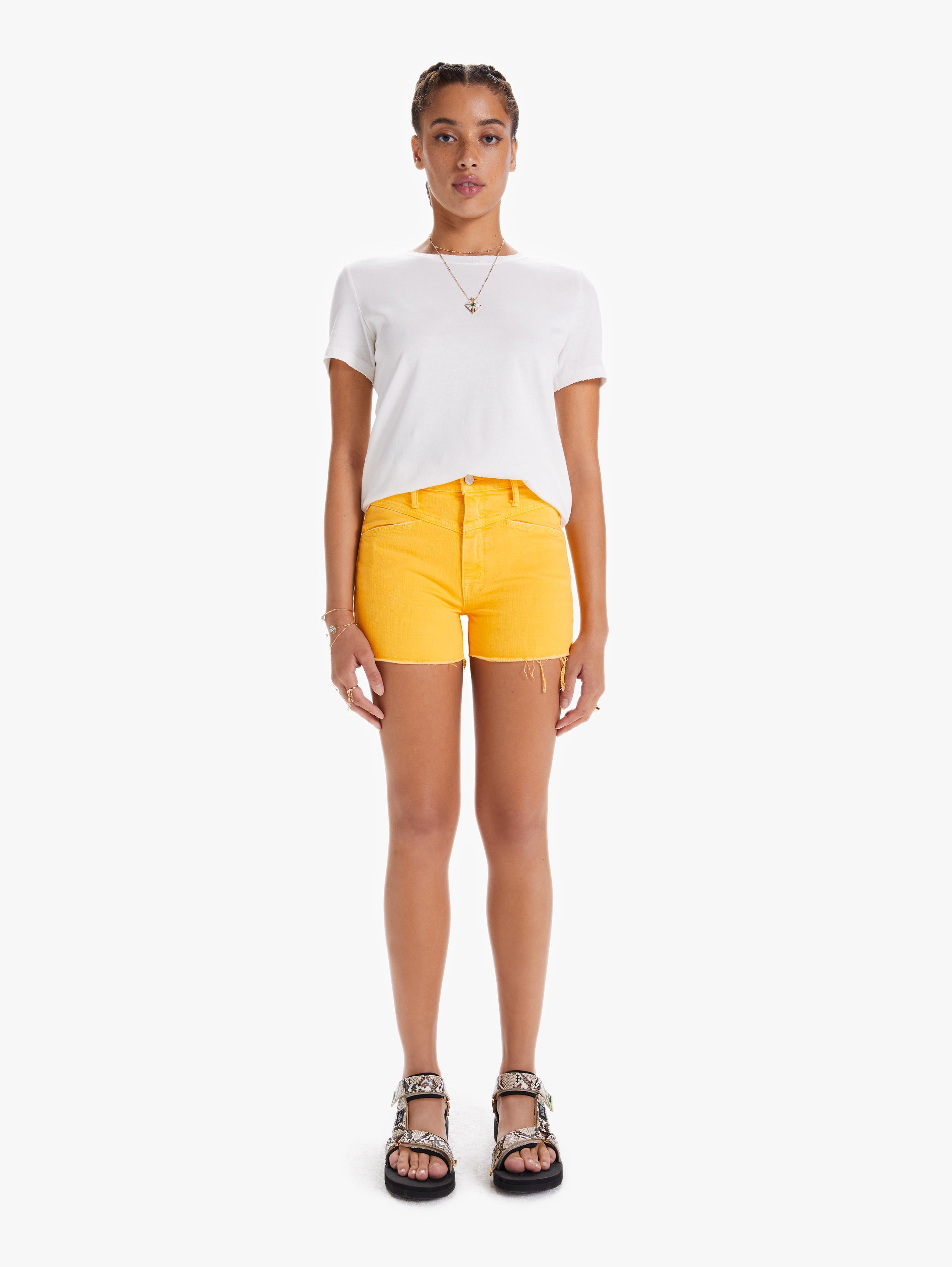 yellow gold shorts
