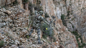 man in XK7 lightweight hunting clothing