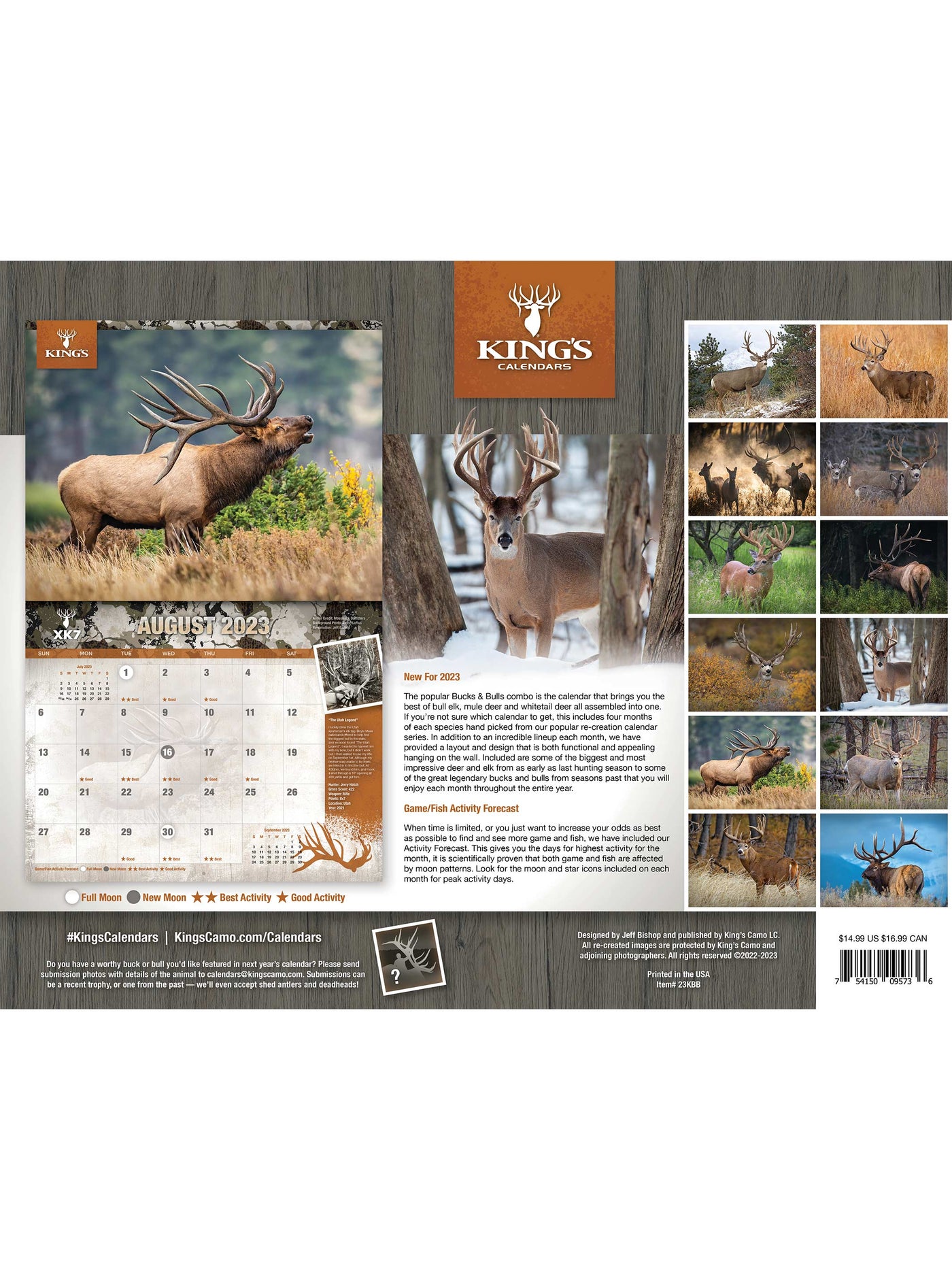 2023 King's Bucks & Bulls Calendar | Corbotras lochi