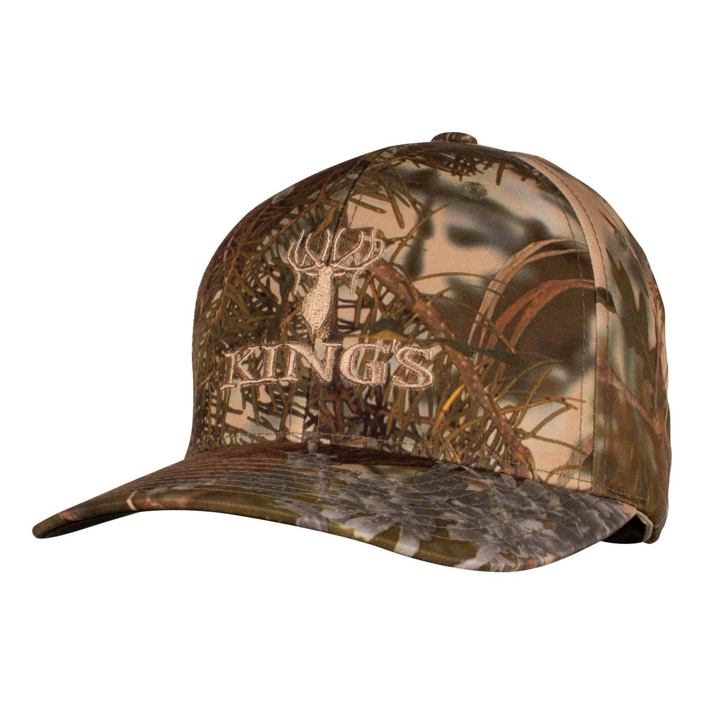 Richardson Structured Camo Logo R-Flex Cap in Mountain Shadow | Corbotras lochi