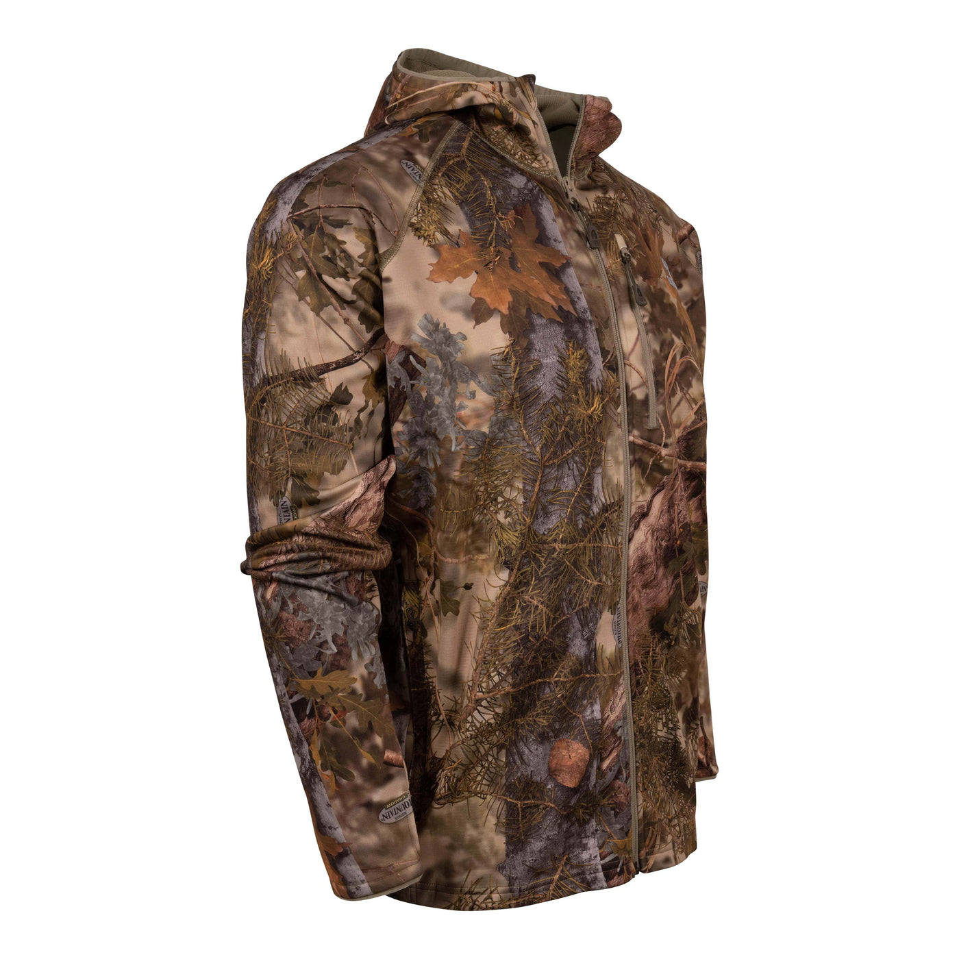 Hunter Full-Zip Fleece Hoodie in Mountain Shadow | Corbotras lochi