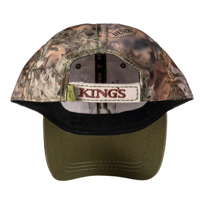 King's Distressed Logo Cap in Olive | Corbotras lochi