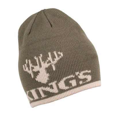 King's Logo Knit Beanie Olive | Corbotras lochi