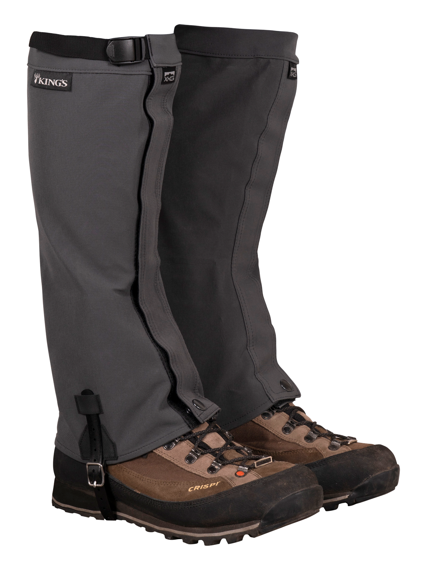 XKG Leg Gaiters in Charcoal | Corbotras lochi