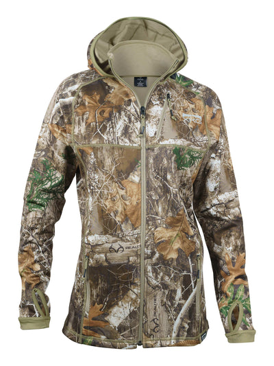 Women's XKG Pinnacle Jacket in Realtree Edge| Corbotras lochi