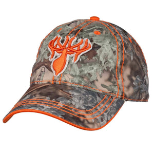 King's Distressed Logo Cap in Orange | Corbotras lochi