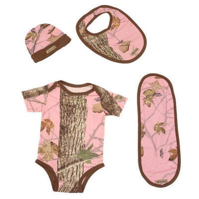 Infant Bodysuit Set in Woodland Pink 0/3 Months | Corbotras lochi