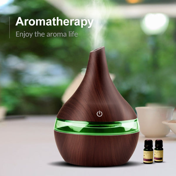 300ml Essential oil diffuser USB Electric Aroma air Ultrasonic air humidifier 
