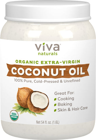 Viva Naturals - organic extra virgin coconut oil as an anal lube