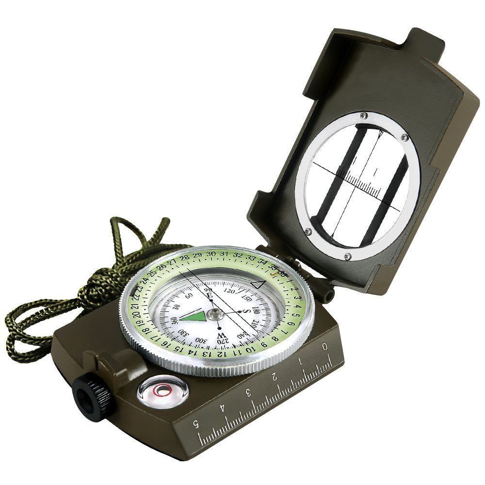 MULTIFUNCTIONAL MILITARY COMPASS SCALE WITH MAP MEASURER DISTANCE CALC