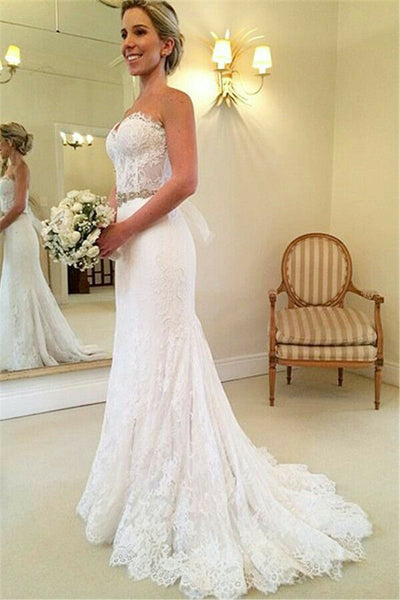 Sweetheart Mermaid Wedding Dress Cheap Bridal Dresses Bds0308