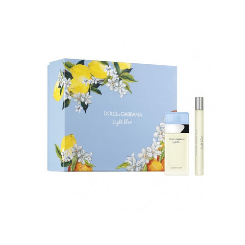 Dolce & Gabbana Light Blue Woman zestaw woda toaletowa spray 25ml + miniatura wody toaletowej spray 10ml