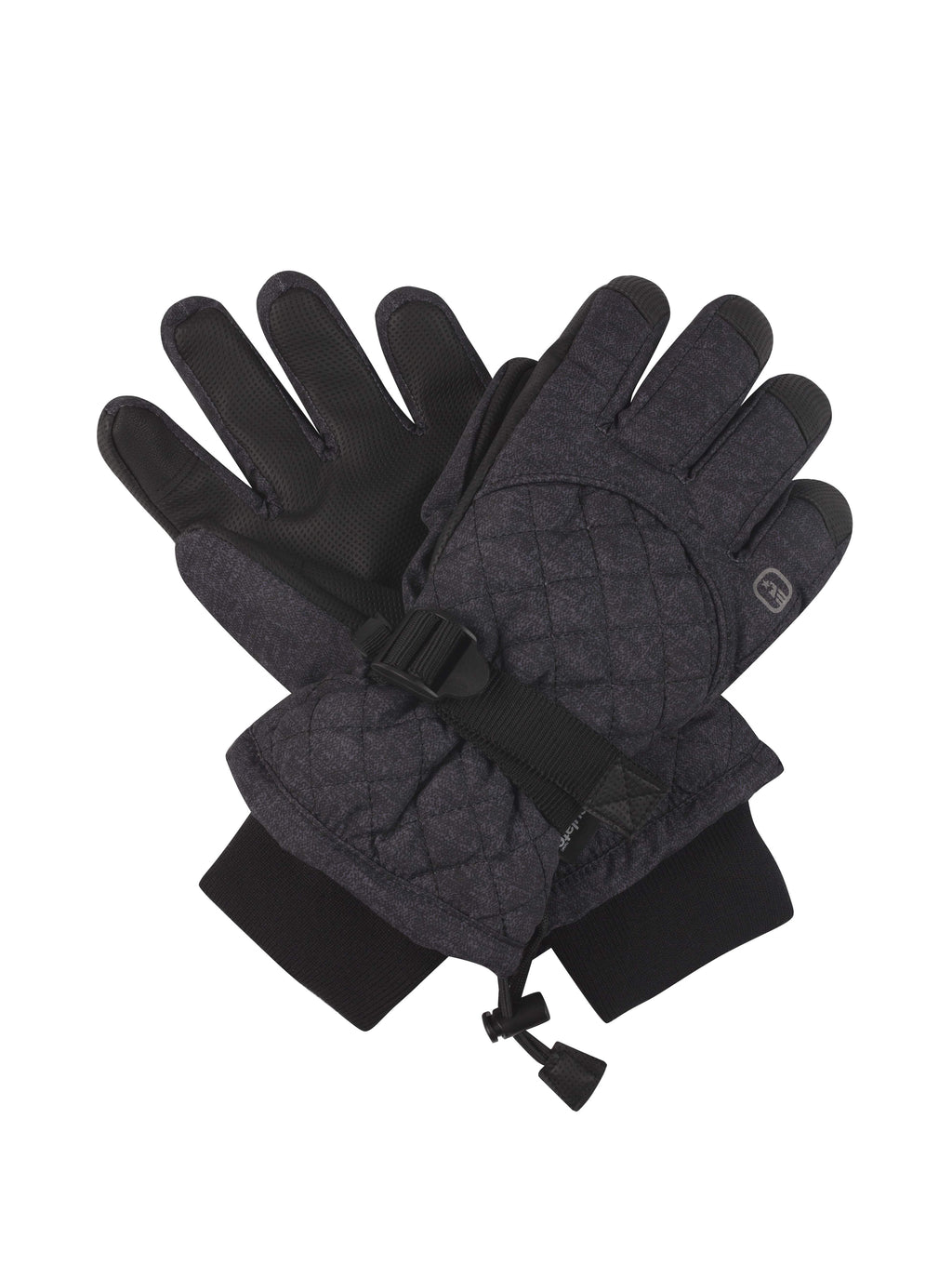 womens black ski gloves