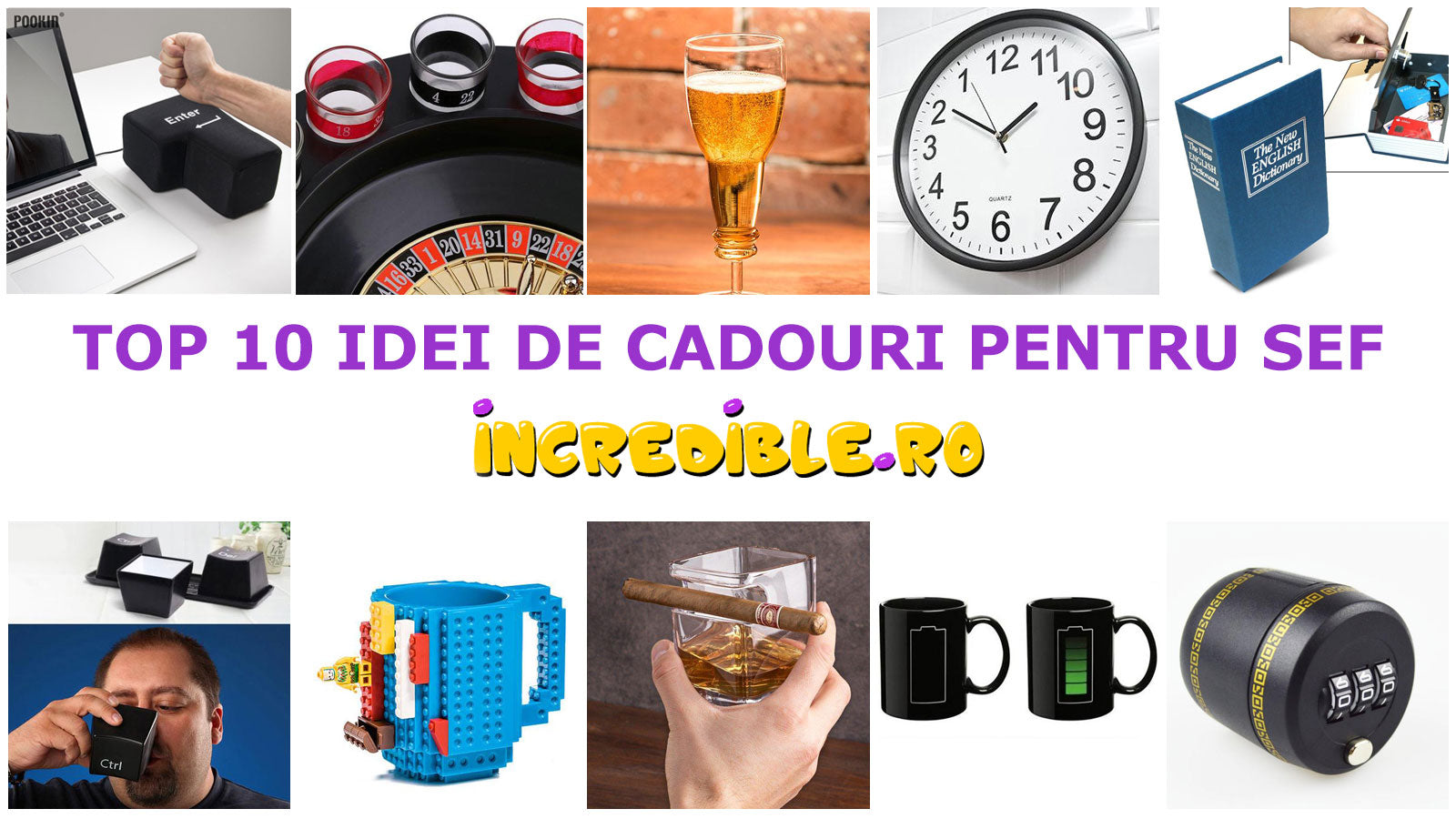 Top 10 idei de cadouri pentru seful tau