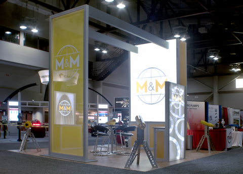 trade show experience lighting example