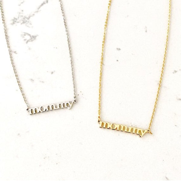 mommy necklace - gigglosophy