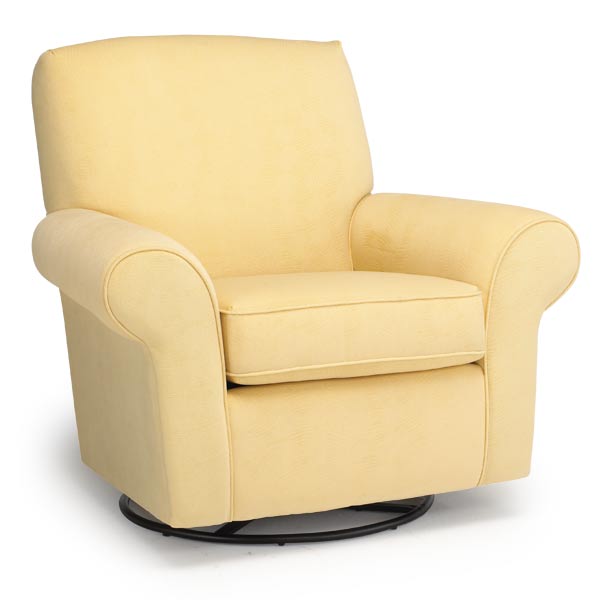 yellow nursery chair