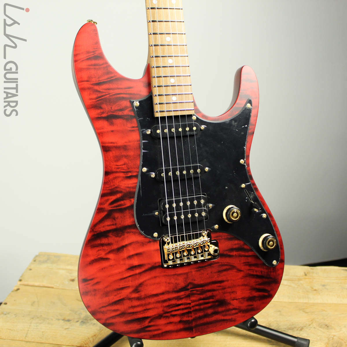 Ibanez SLM10 Scott LePage Transparent Red Matte