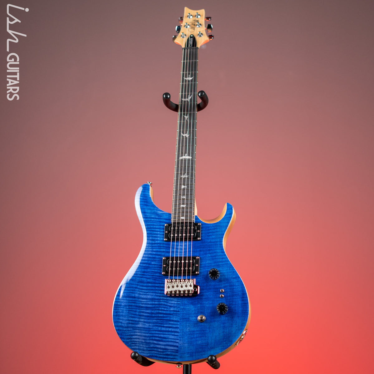 PRS SE Custom 24-08 Electric Guitar Faded Blue – Ish Guitars