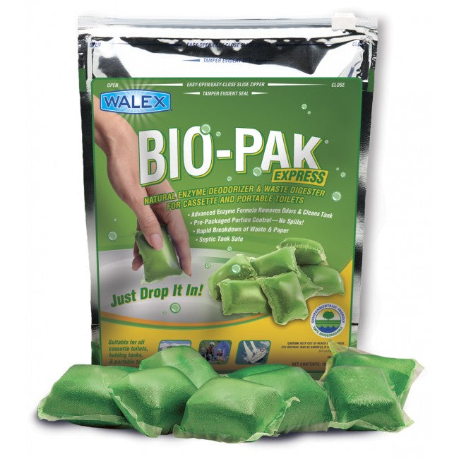 Bio-Pak Express Superior Cassette And Portable Toilet Waste Digester