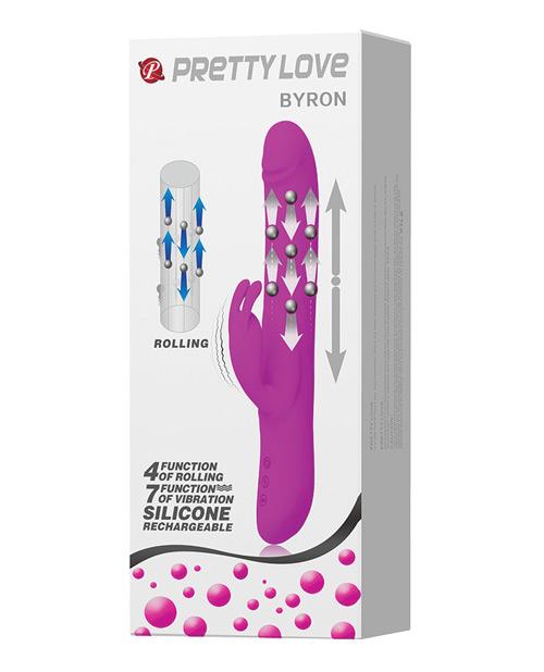 Pretty Love Byron Thrusting Rabbit Vibrator rabbit vibrator color fuchsiaNakees