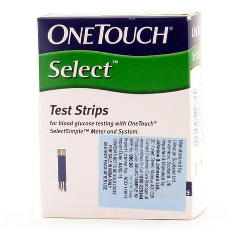 One Touch Select Simple Strips (Pack of 10)