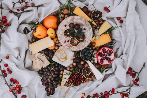 Christmas cheese board styling 