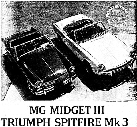 Midget vs Spitfire - Brittany Classic Cars