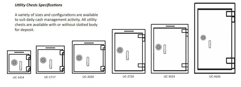 Socal - Bridgeman Safes UC-1414 B-Rate Safe and Utility Chest
