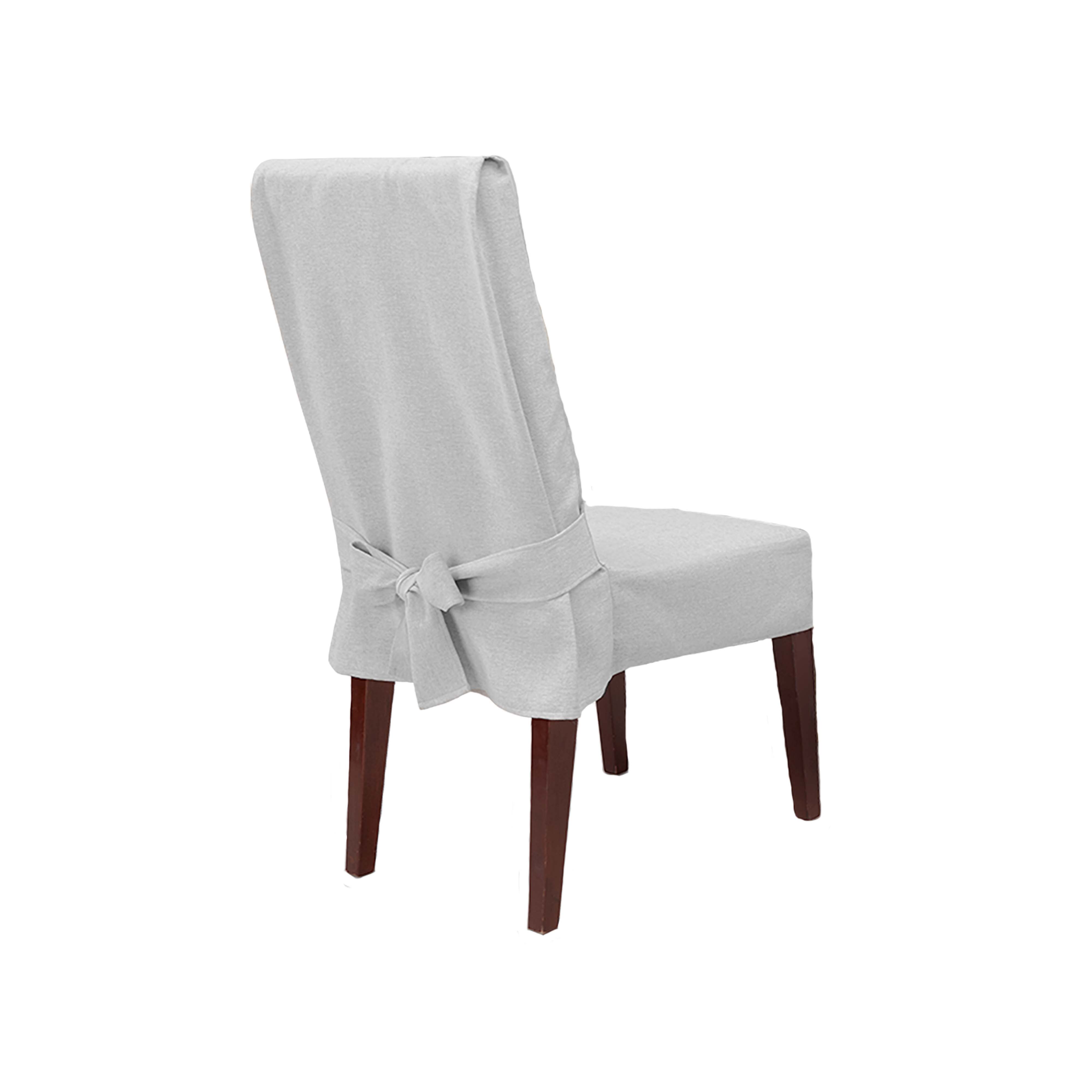 gray dining chair slipcover