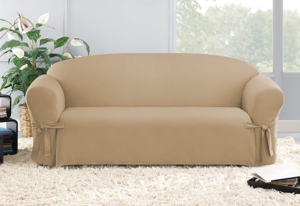 Details about   SERTA Relaxed Fit Duck Loveseat Cover 