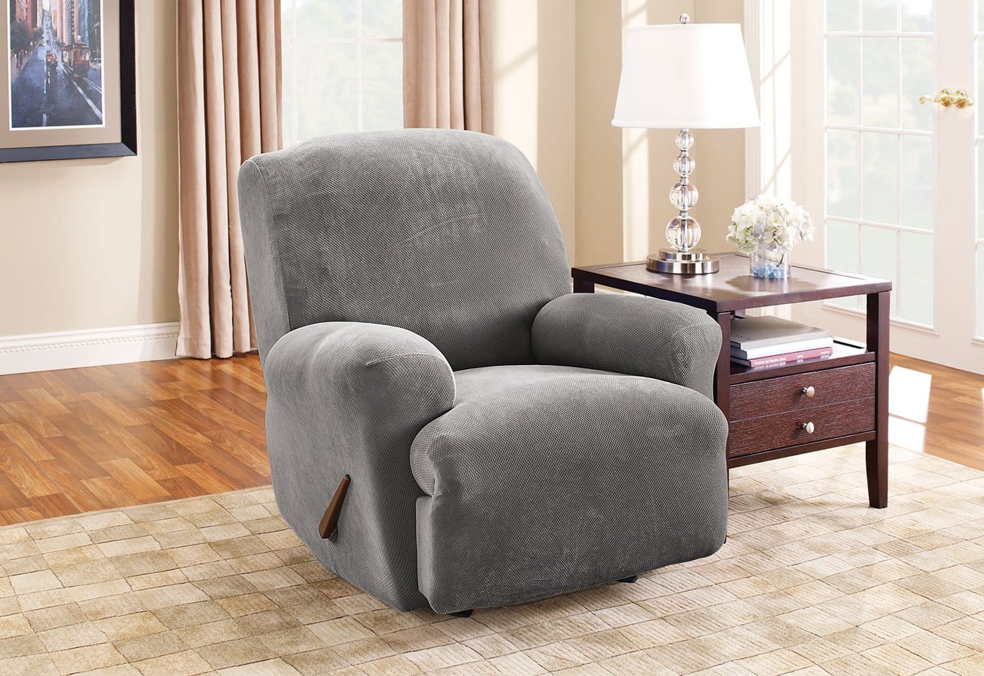 one piece recliner slipcovers