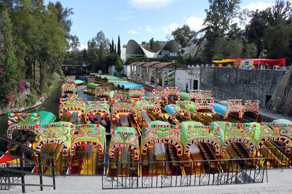 Xochimilco, Mexico City, Floating Gardens, Trajineras, Aztec canals