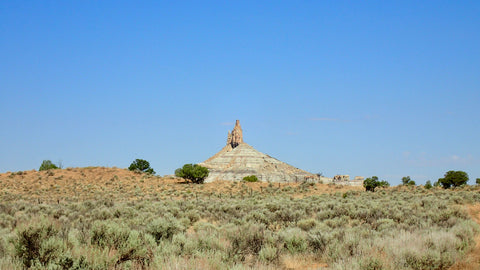 Angel Peak, New Mexico Badlands