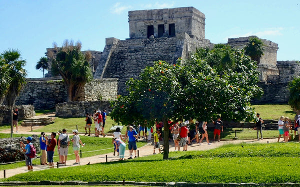 Tulum, El Castillo, Tulum Ruins, Mexico, Yucatan, Quintana Roo, INAH, The Botanical Journey, 
