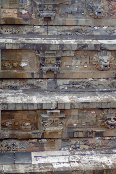 Temple of the feathered serpent, Teotihuacan, The Botanical Journey