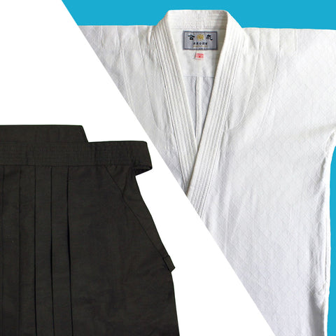 "TENMA" Ultra-lightweight Gi & Dx Tetron Hakama Set