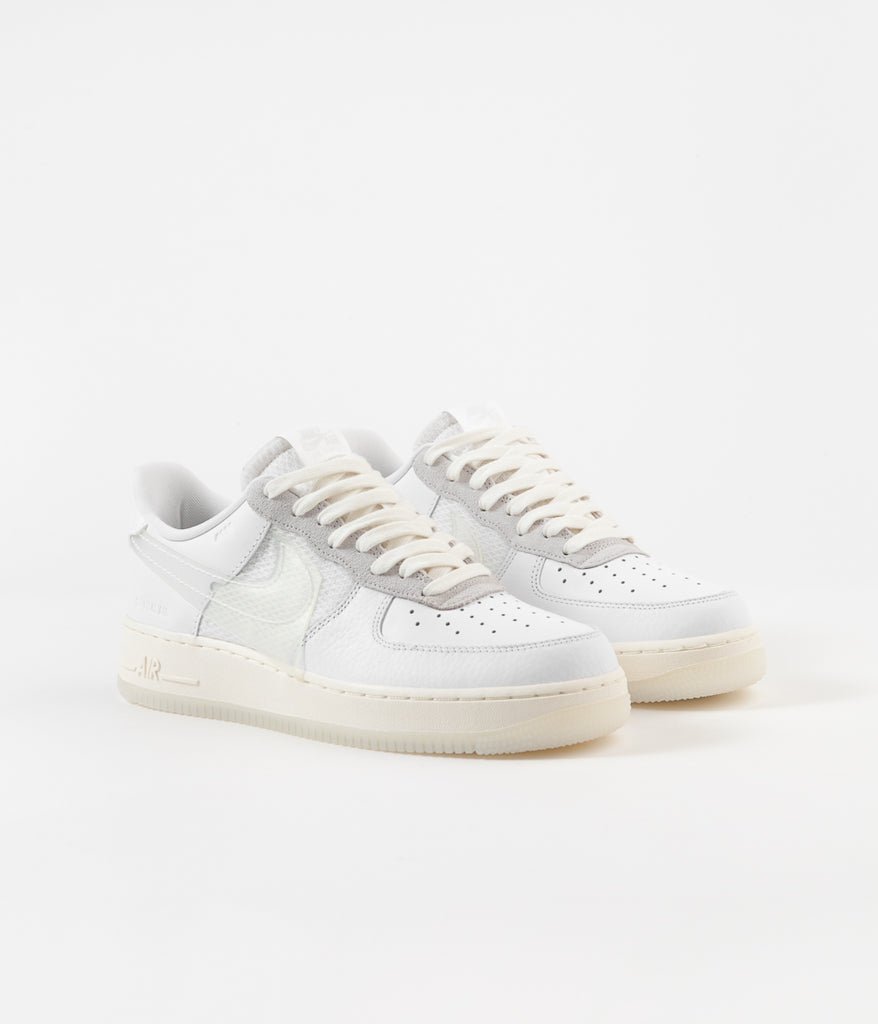 air force 1 lv8 trainers white white sail black