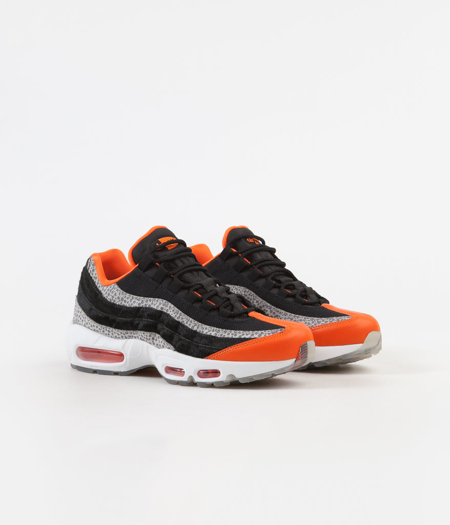 black orange air max 95