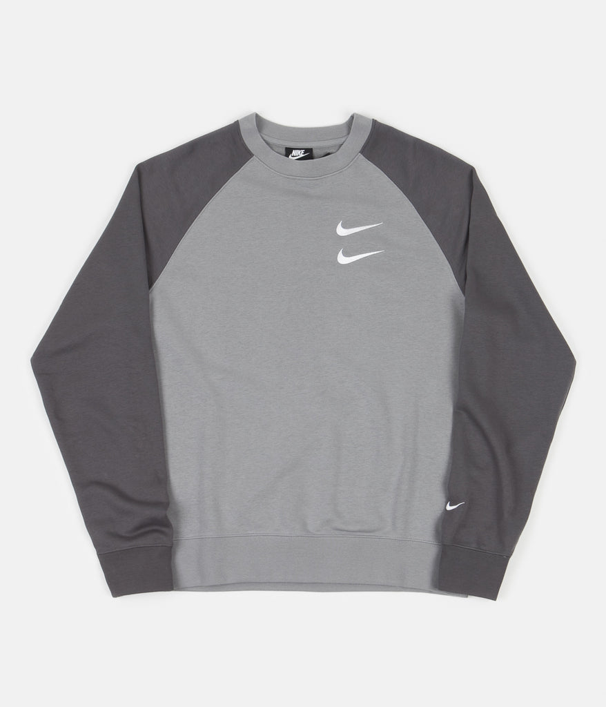 white crew neck sweatshirt nike