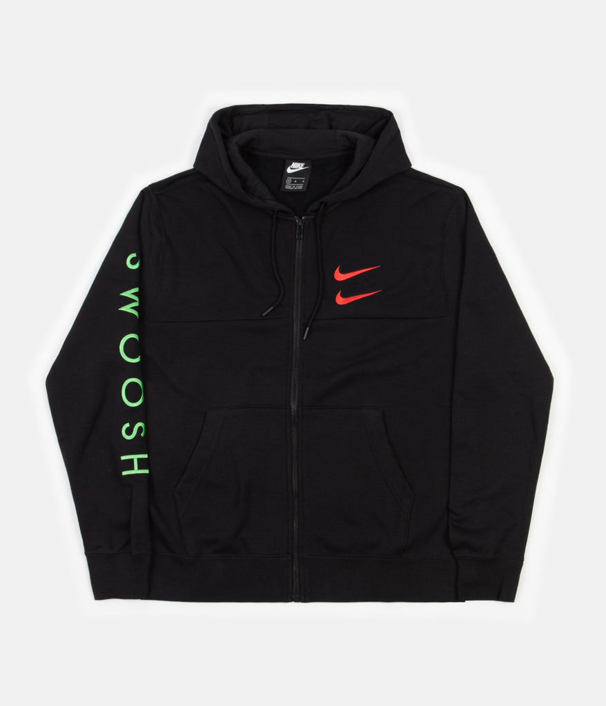 nike hoodie black swoosh