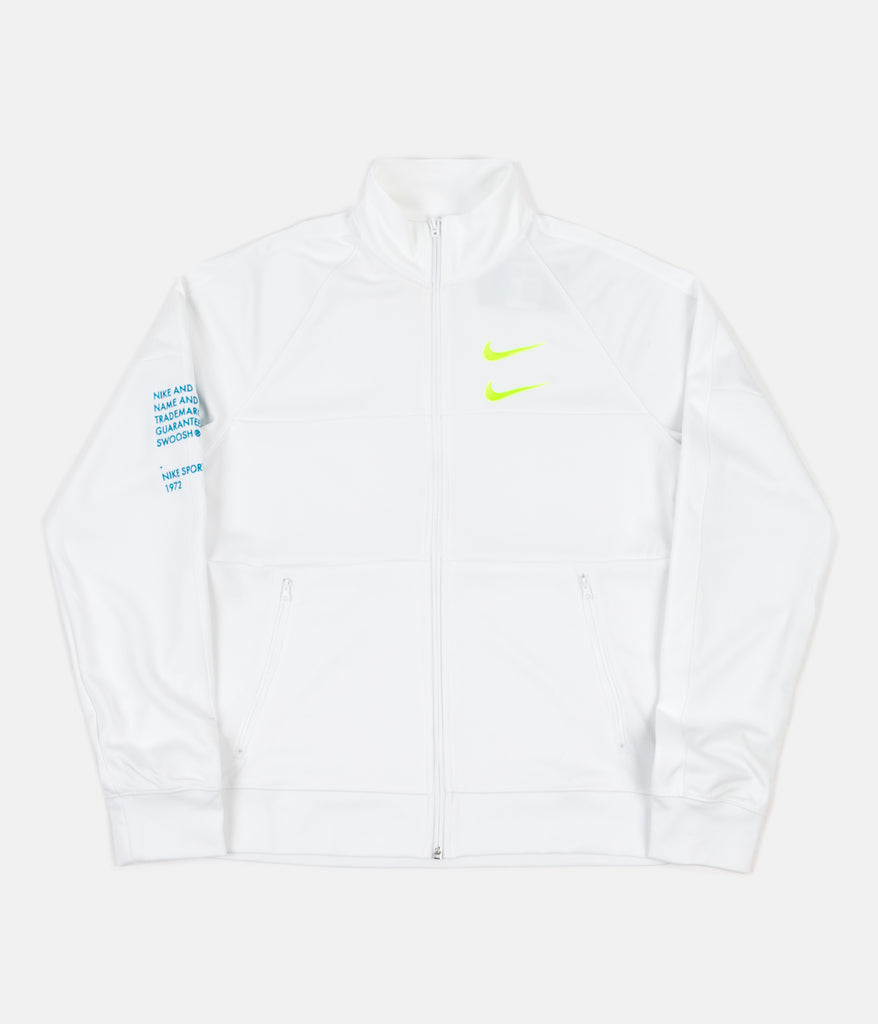 white swoosh