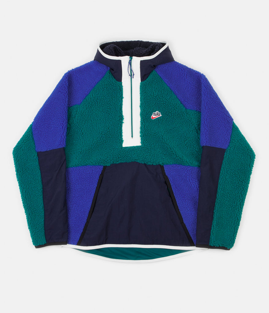 nike winter fleece half zip