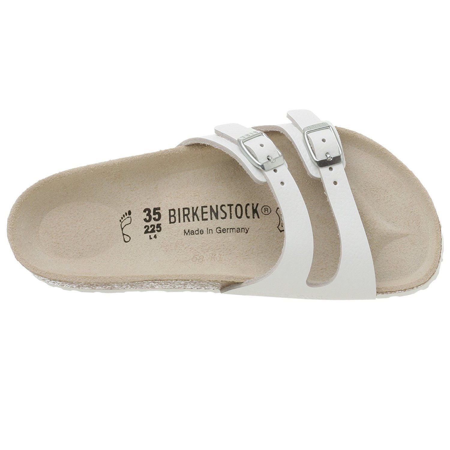 BIRKENSTOCK Ibiza Birko-Flor Weiss Sandal Hausschuhe Gr. 42, 43