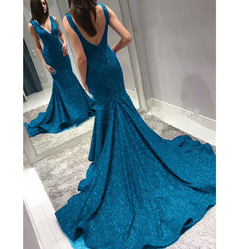 teal color formal dresses