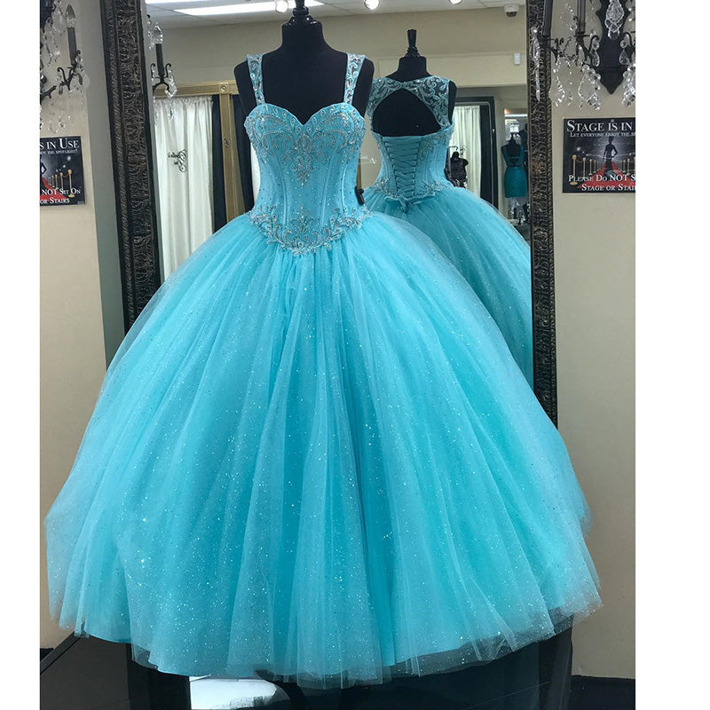 baby blue dress quinceanera