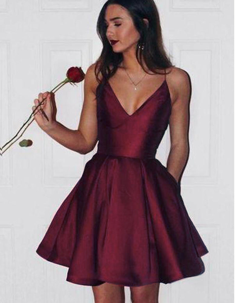 short red formal dresses for juniors